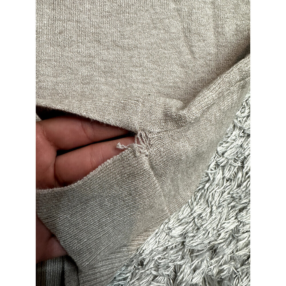 Style & Co Women's Long Sleeve V-Neck Sweater In Solid Brown Top Size PP Petite - Picture 6 of 8